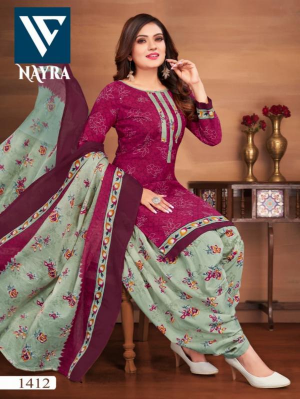 Nayra 14 Indo Printed Patiyala Dress Material Collection